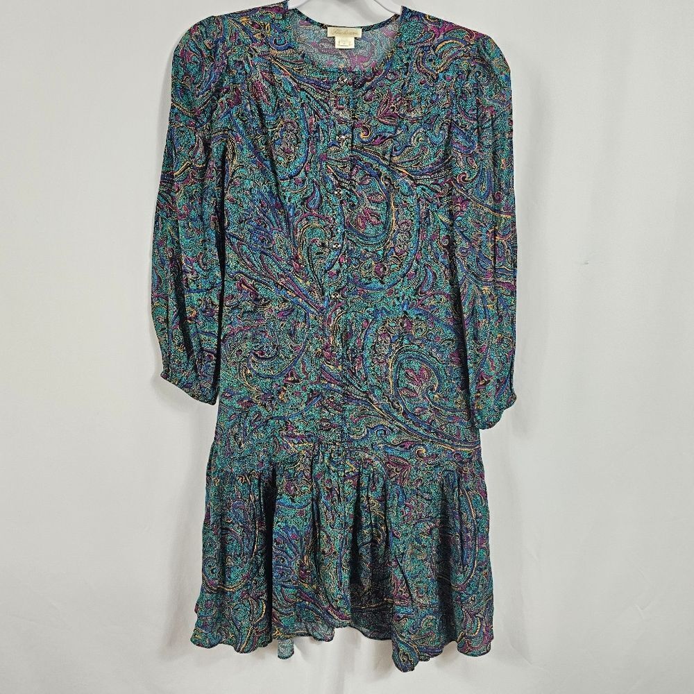 NWT Shoshanna Jordand Paisley Dress in Multi color - Size 2
